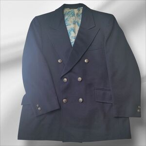 Vintage Richman Brothers Blazer Jacket Horse Print Lining Sz 44R